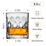 Whiskey Glasses Set of 2 - Perfect Gift