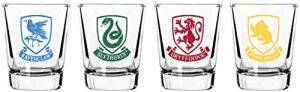 Harry Potter Shot Glass Set - 4 Houses