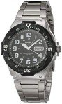 Casio Men's Diver Watch with Stainless Steel Strap