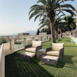 5-Piece Outdoor Conversation Set with Cushions