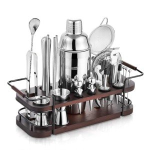 24-Piece Cocktail Shaker Set for Home Bar