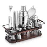 24-Piece Cocktail Shaker Set for Home Bar