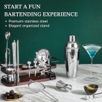 24-Piece Cocktail Shaker Set for Home Bar