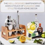 12-Piece Mixology Cocktail Shaker Set for M?vCave