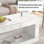 Modern LED Coffee Table with App Control