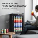 Mancave Mini Fridge for Beverages and Cans