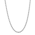 Stylish 20 Inch Stainless Steel Rope Necklace