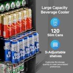 Mancave Mini Fridge for Beverages and Cans