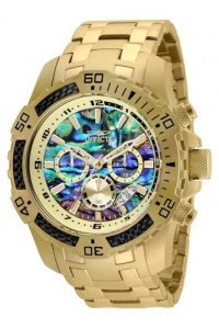 Invicta Men's Gold Pro Diver Scuba Watch