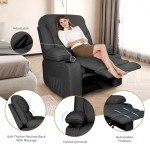 Comfortable Electric Recliner Chair with Cup Holders