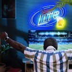 Beer Neon Wall Sign for Man Cave Decor