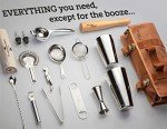 17-Piece Travel Bartender Kit with Carry Bag