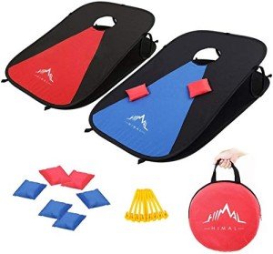 Himal Portable Cornhole Boards with 8 Bean Bags