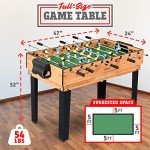 4-in-1 Multi Game Table for Mancave Fun