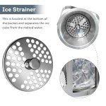 Stylish Double Wall Insulated Ice Bucket with Lid