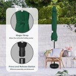 7.5' Green Patio Umbrella for Your Mancave