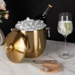 Stainless Steel Insulated Ice Bucket for Parties