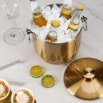 Stainless Steel Insulated Ice Bucket for Parties