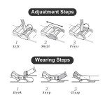 Men's Waterproof Black Chronograph Watch with Grey Hands