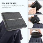 Navy Blue Solar LED Patio Umbrella 7.5ft