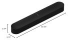 Sonos Beam Gen 2 Black Dolby Atmos Soundbar