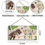 Little Man Cave Dinosaur Quote Wall Art Sign