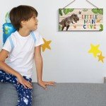 Little Man Cave Dinosaur Quote Wall Art Sign