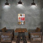 Fishing Girl Beer Sign for Man Cave Decor