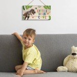 Little Man Cave Dinosaur Quote Wall Art Sign