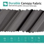 10FT Dark Grey Cantilever Patio Umbrella with Tilt