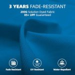 Royal Blue Cantilever Patio Umbrella with Rotation