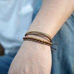 Men’s Adjustable Natural Stone Healing Bracelet