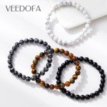 Men's Tiger Eye Beaded Bracelet for Mancaves