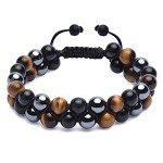 Stylish Triple Protection Bracelet for Luck and Prosperity