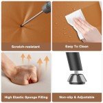 Set of 2 Modern High Back Bar Stools