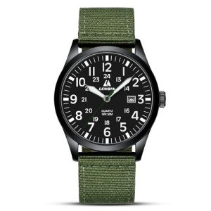 Stylish Waterproof Military Analog Wristwatch for Men