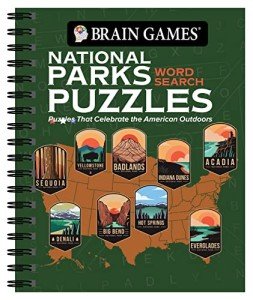 National Parks Word Search Puzzles for Mancaves