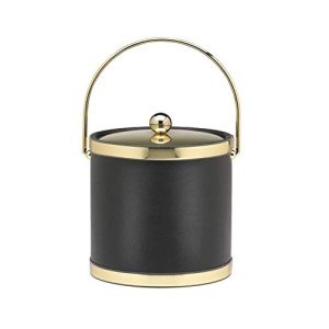 Kraftware Black and Brass 3 Qt Server