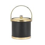 Kraftware Black and Brass 3 Qt Server