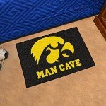 University of Iowa Man Cave Starter Rug 19"x30