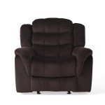 Hawthorne Chocolate Glider Recliner for Mancave
