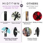 Stylish 9-Foot Auto-Tilt Umbrella for Patio