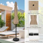 7.5ft Patio Umbrella with Tilt & Crank