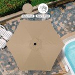 7.5ft Patio Umbrella with Tilt & Crank