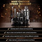 Gun Metal 24-Piece Mixology Bartender Kit