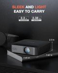 Compact 1080P Mini Projector with WiFi & Bluetooth
