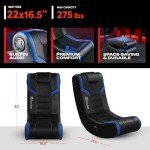 X Rocker Eclipse Bluetooth Gaming Floor Chair