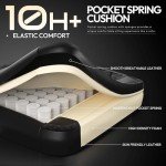 Ergonomic Gaming Chair with Massage and Footrest