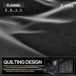 Heated Massage Gaming Chair with Footrest - Black