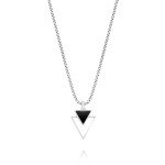 Triangle Pendant Stainless Steel Necklace for Men